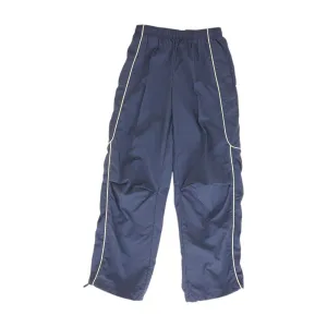 Navy Solid Active Pants