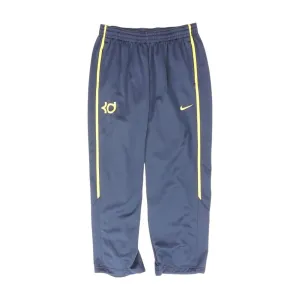 Navy Solid Active Pants