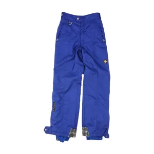 Navy Solid Active Pants