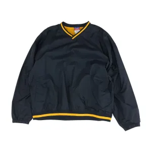 Navy Solid Active Pullover
