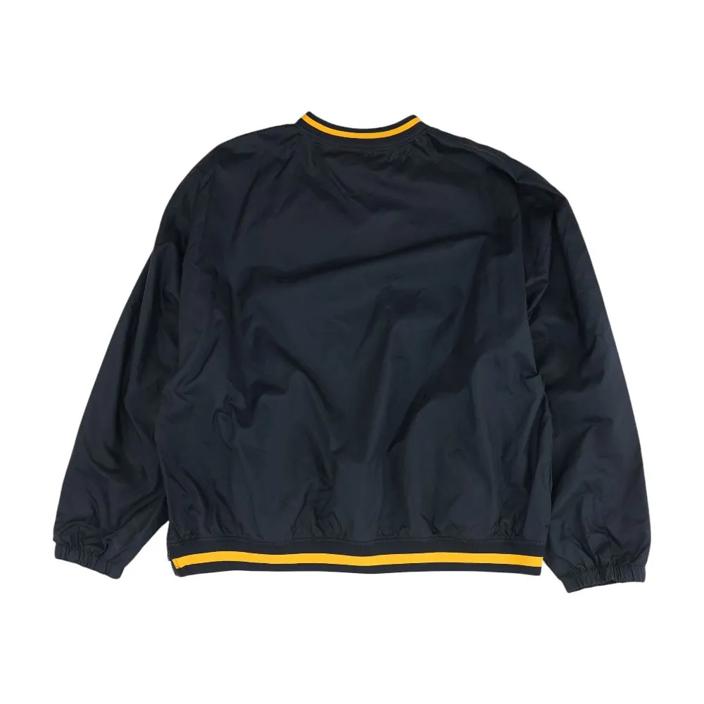 Navy Solid Active Pullover