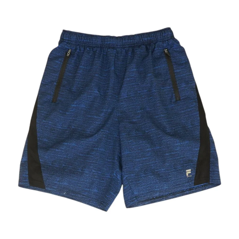 Navy Solid Active Shorts