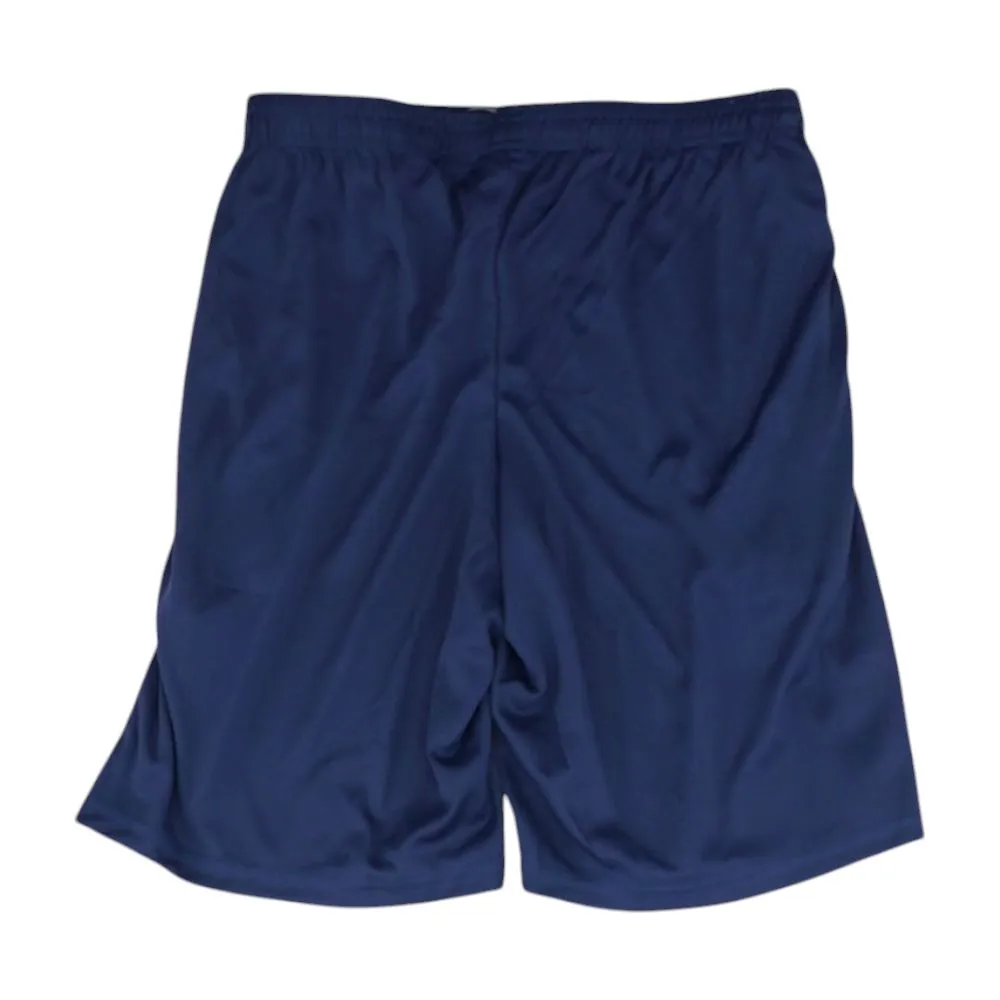 Navy Solid Active Shorts