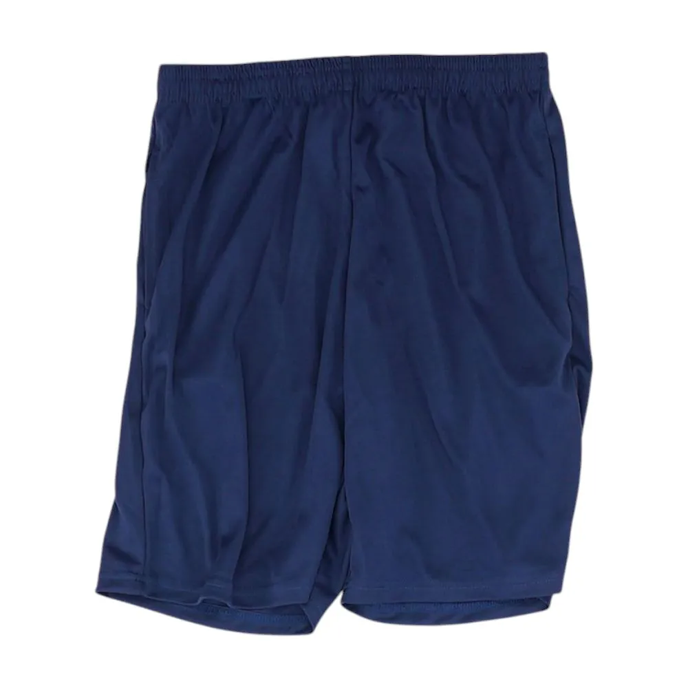Navy Solid Active Shorts