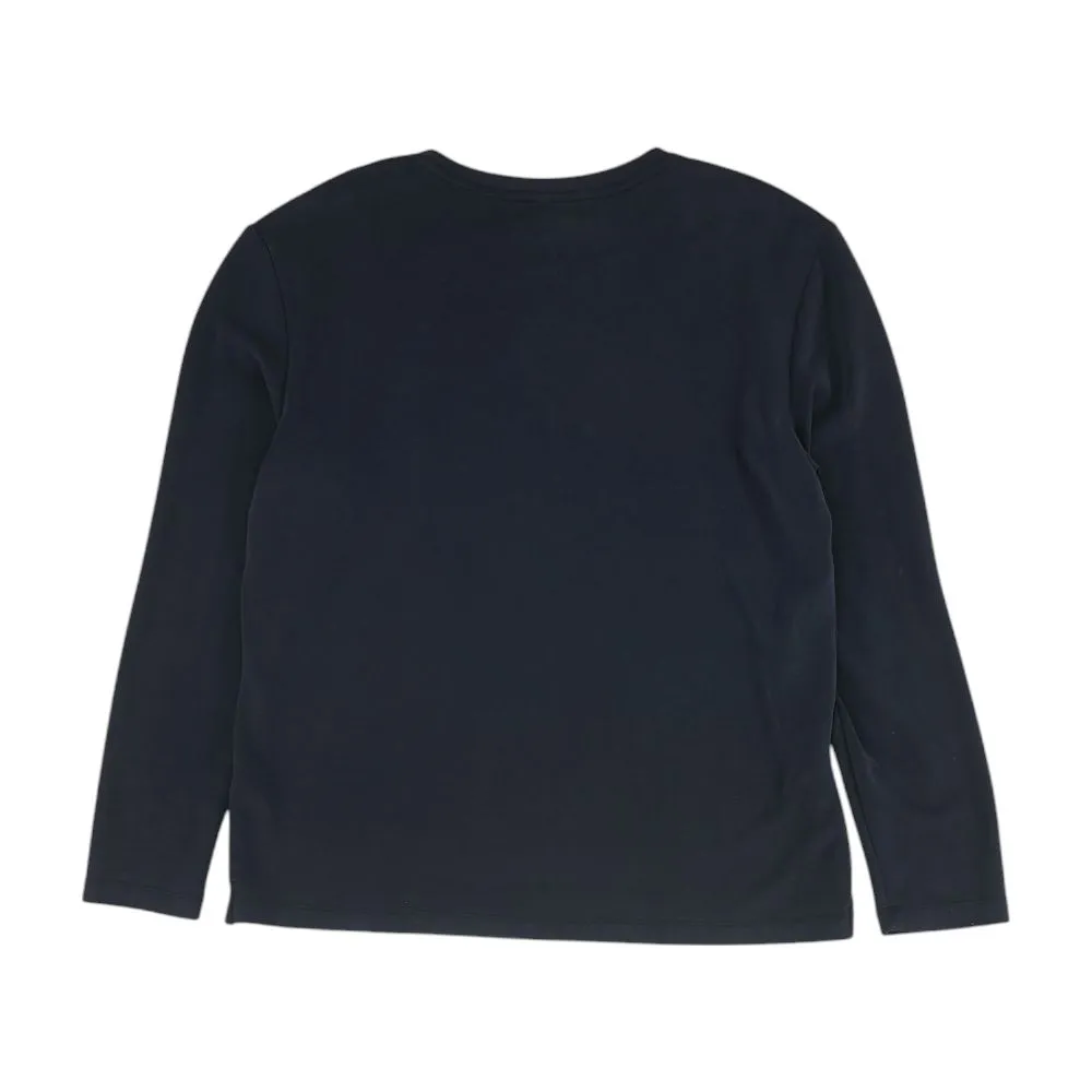 Navy Solid Active T-Shirt