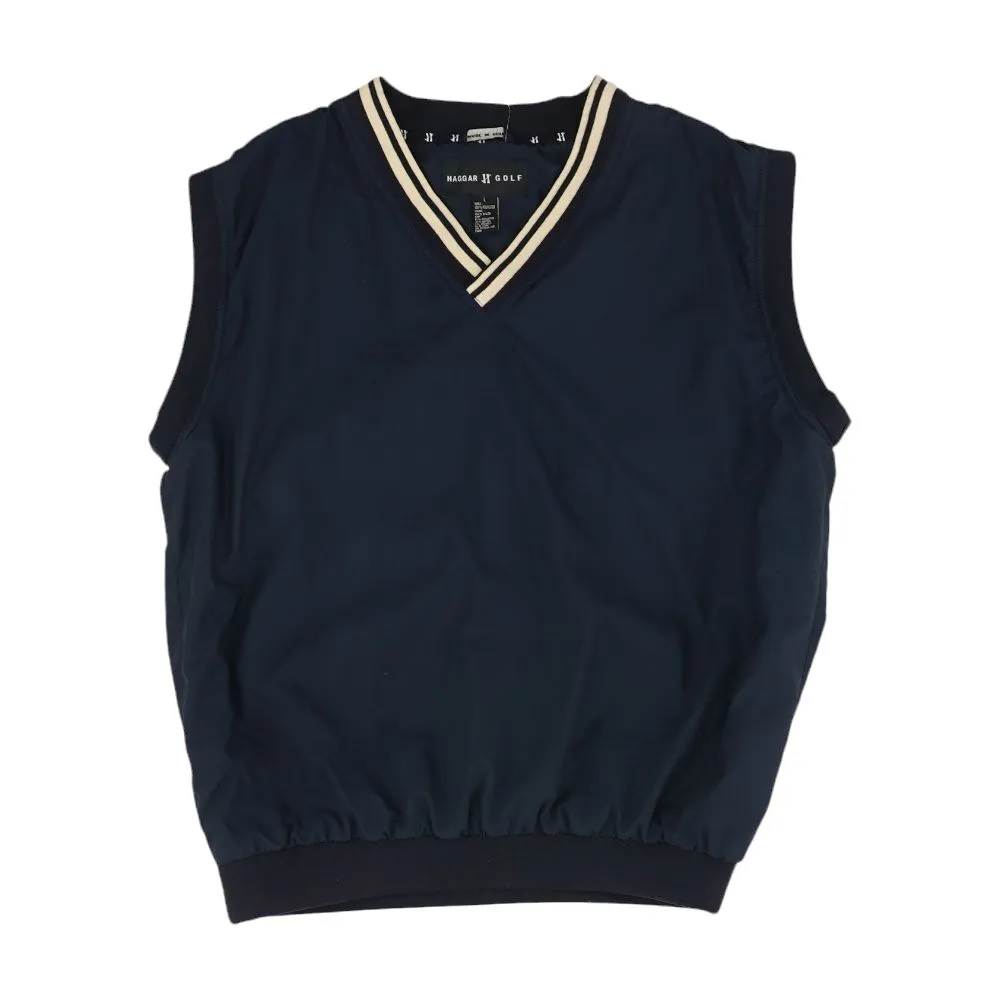 Navy Solid Active Vest