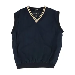 Navy Solid Active Vest