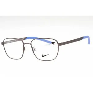 Nike Men's Eyeglasses - Brushed Gunmetal Full Rim Rectangular Frame | NIKE 8212 070