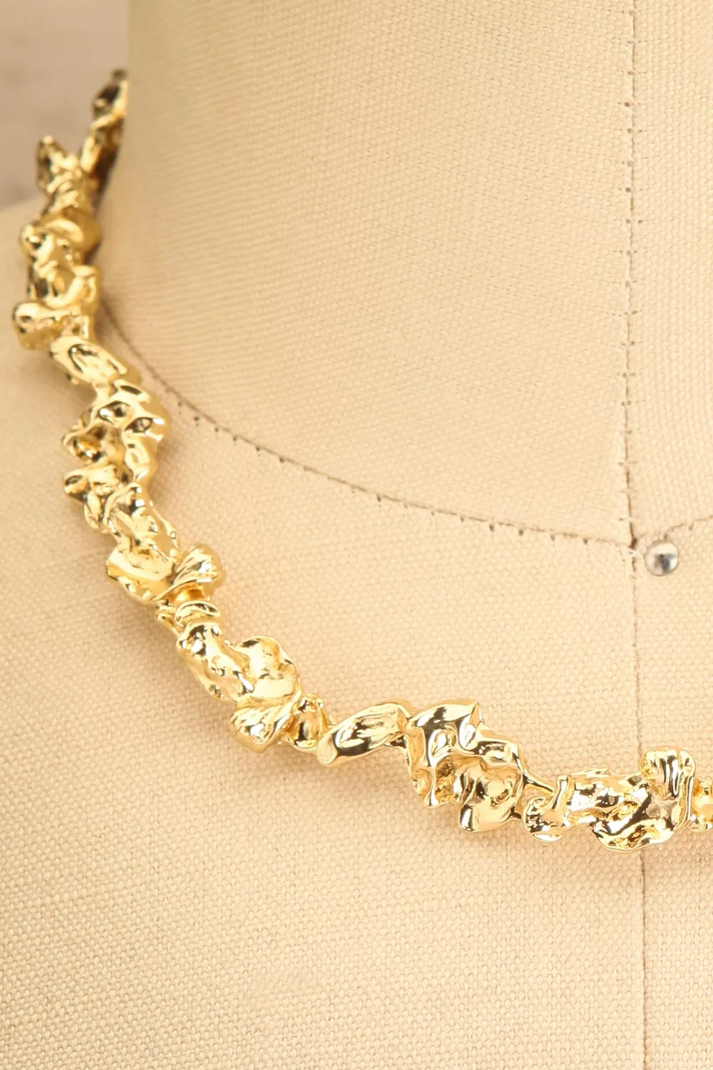 Ogmore Gold | Organic Link Necklace