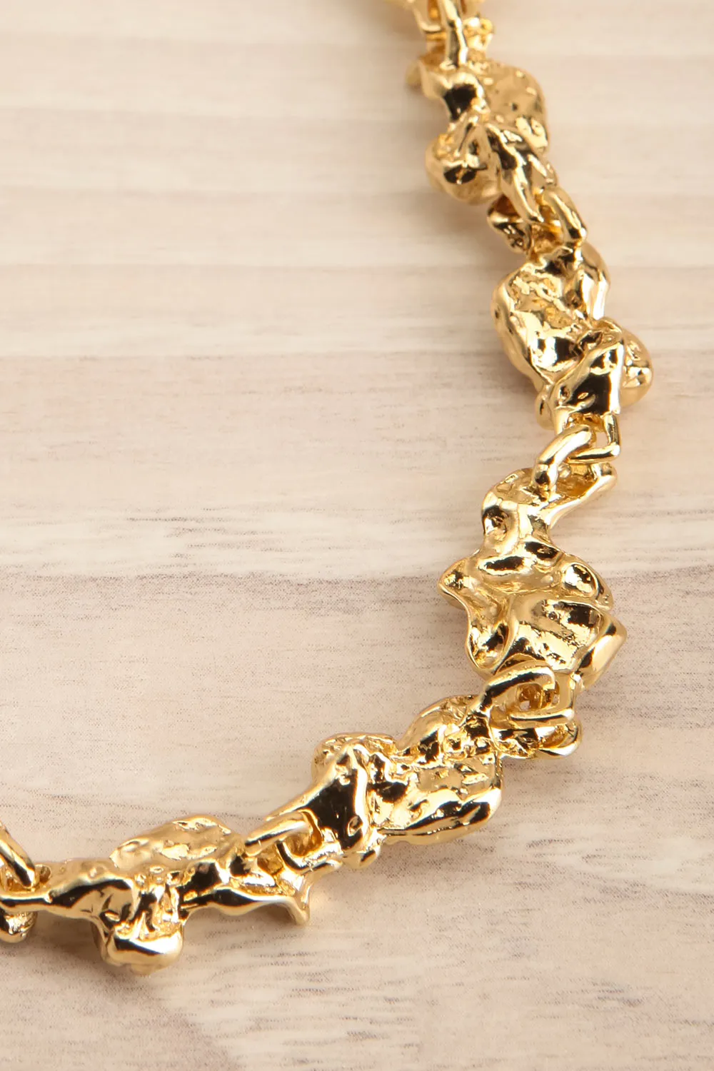 Ogmore Gold | Organic Link Necklace