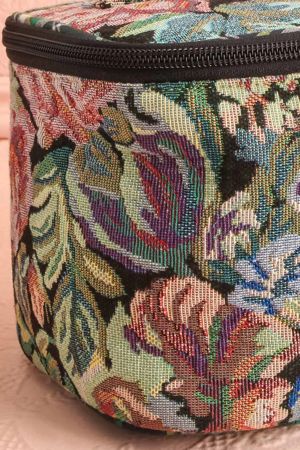 OIivette | Floral Jacquard Make-Up Bag
