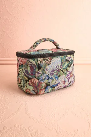 OIivette | Floral Jacquard Make-Up Bag
