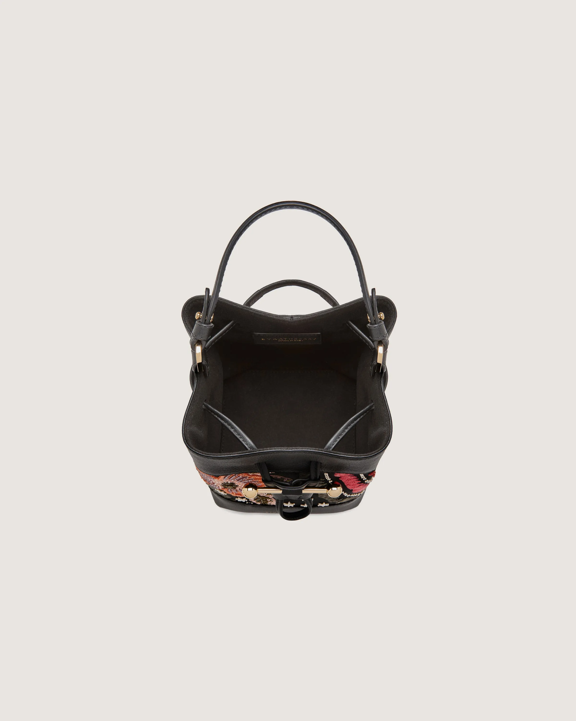 Osette - Black Beaded/Embroidered Satin