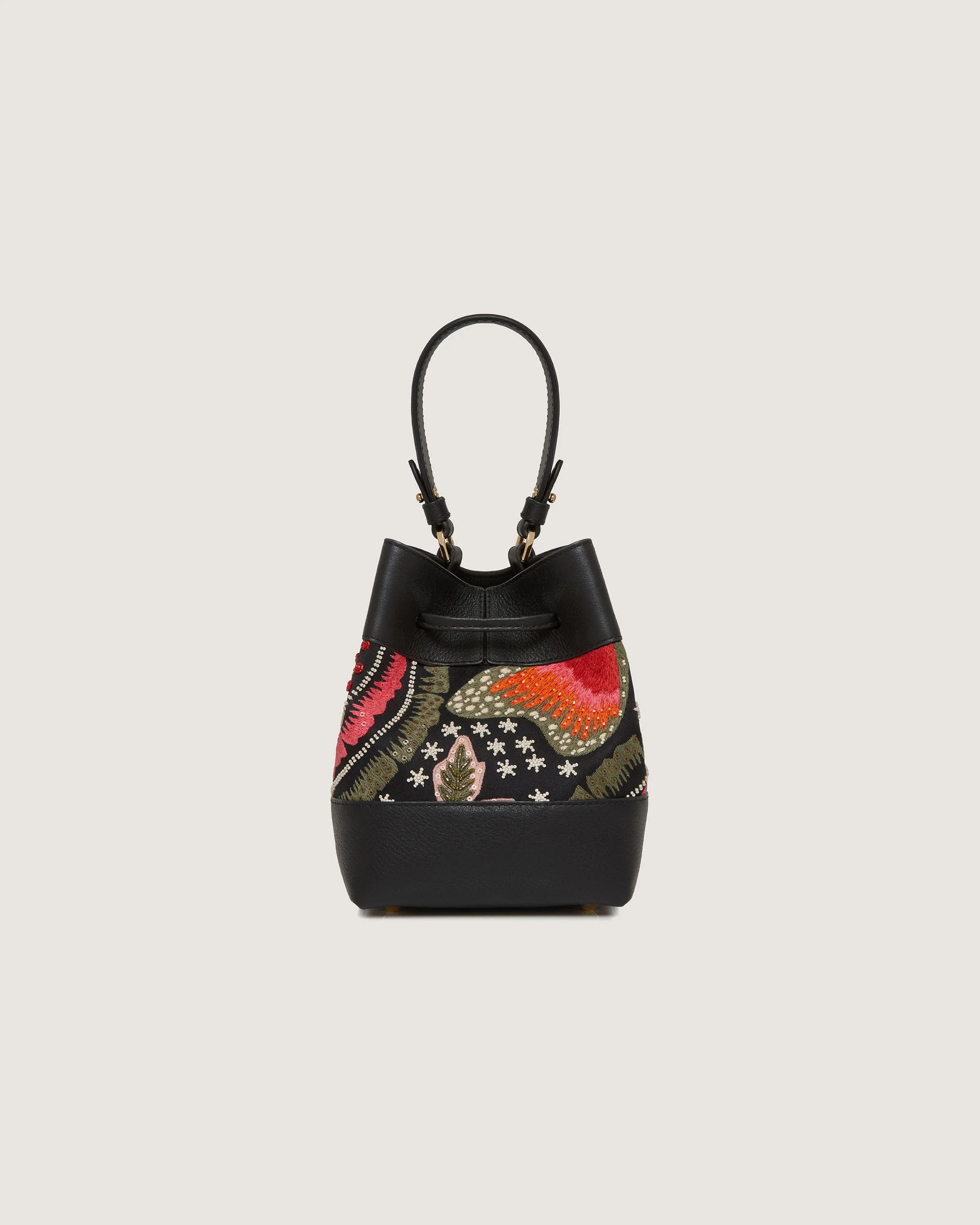 Osette - Black Beaded/Embroidered Satin