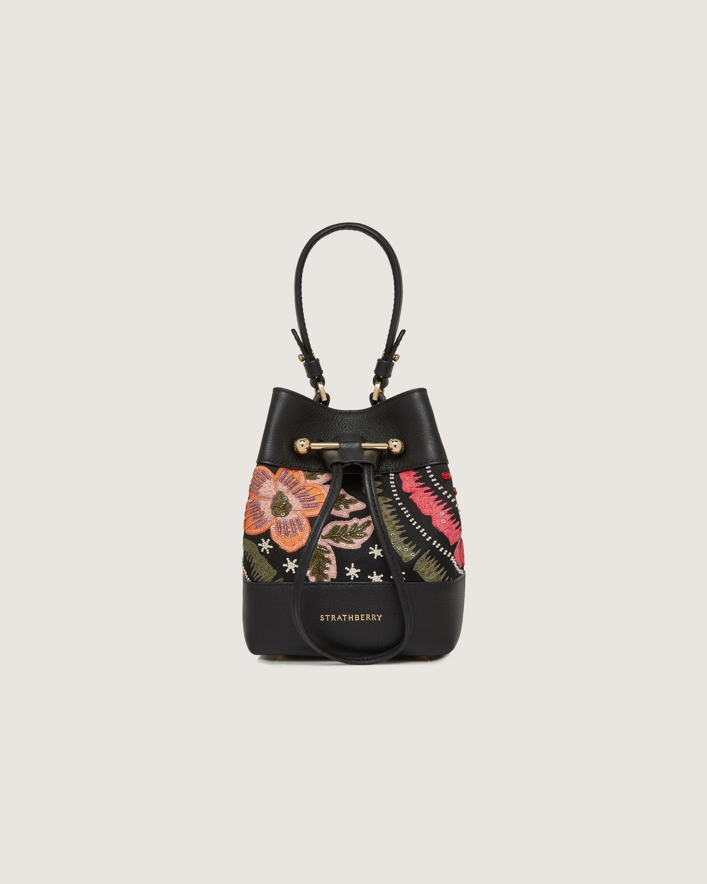 Osette - Black Beaded/Embroidered Satin