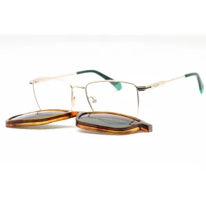 Polaroid Core Men's Sunglasses - Gold Metal Rectangular Frame | PLD 6134/CS 0J5G UC