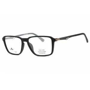 Police Men's Eyeglasses - Semi Matte Black Injected Propionate Square | VPLF05M 0U28