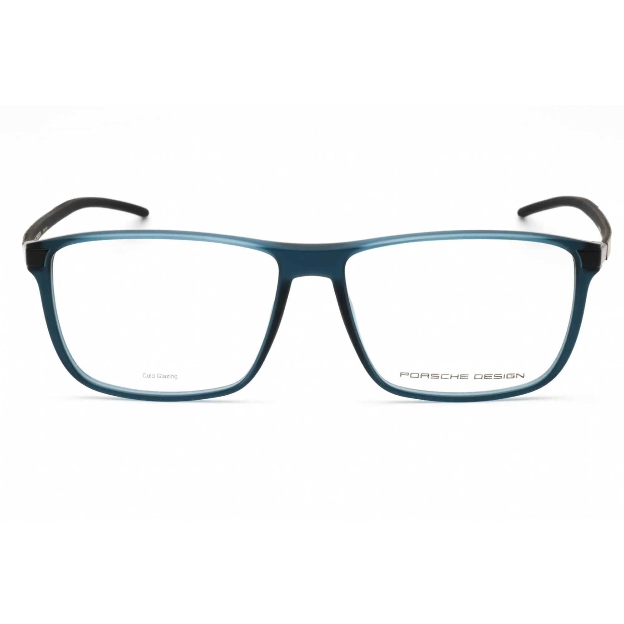 Porsche Men's Eyeglasses - Blue Injected Propionate Rectangular Full Rim | P8327 B