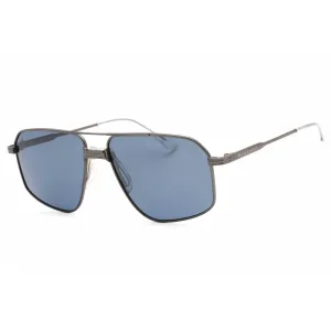 Prive Revaux Men's Sunglasses - Blue Lens Metal Aviator Shape Frame | Rico Gunmetal