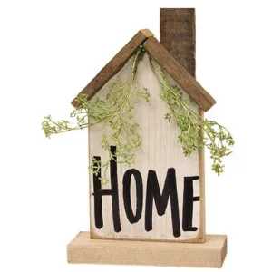 *"Home" Wooden Farmhouse on Base