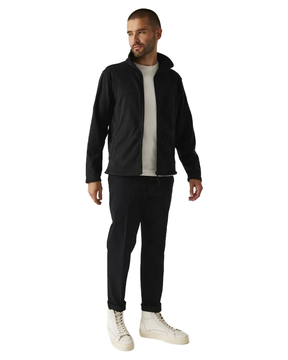 Regatta Mens Micro Lightweight Full Zip Fleece