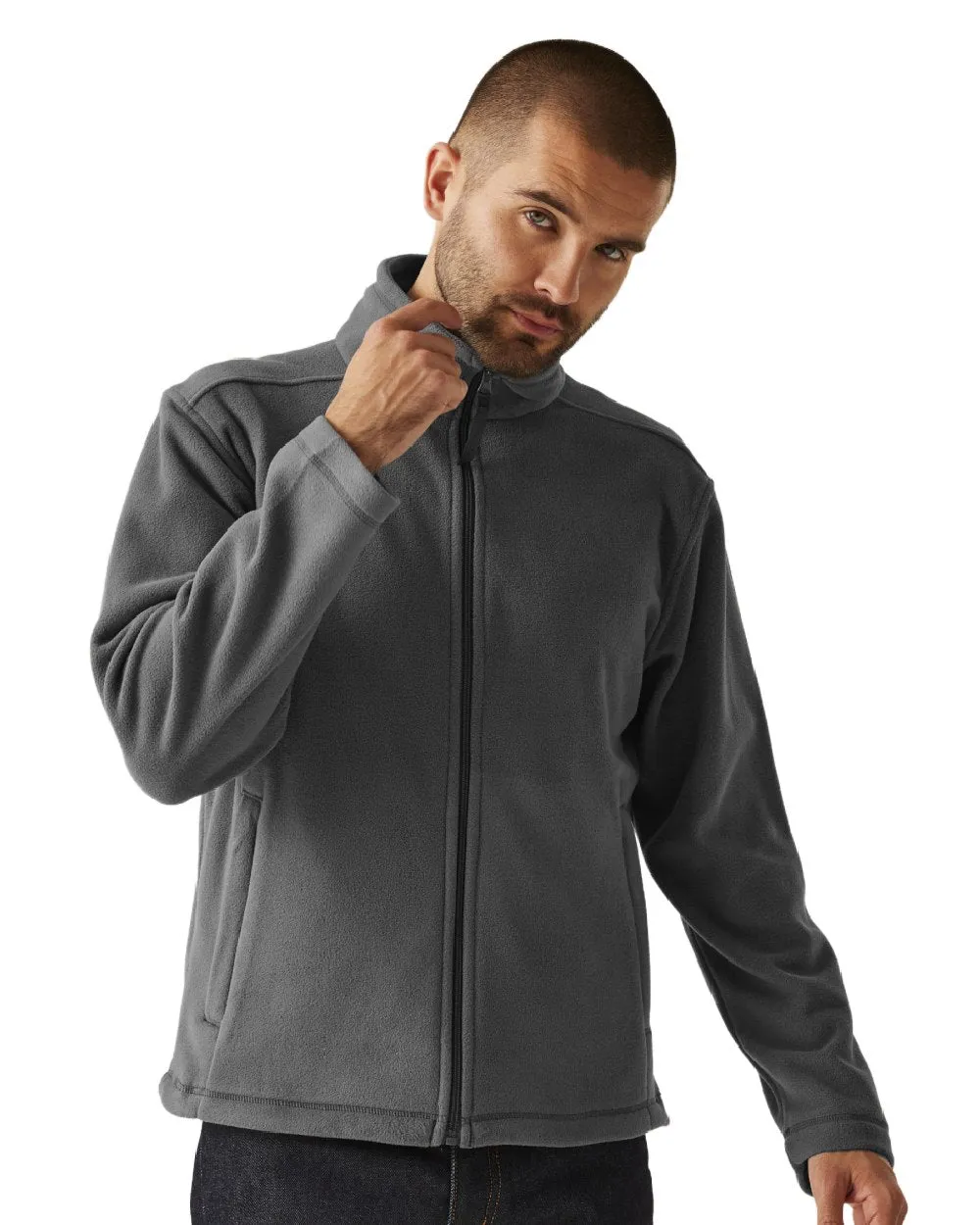 Regatta Mens Micro Lightweight Full Zip Fleece