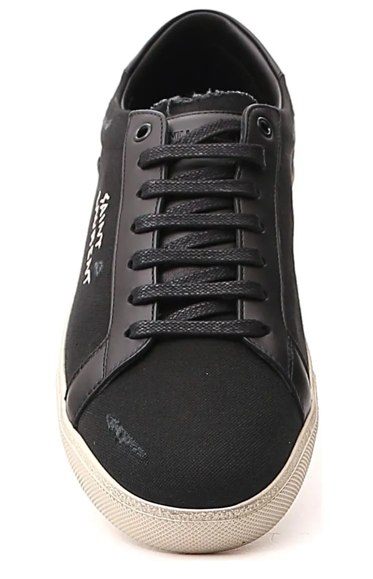 Saint Laurent Court Classic SL/06 Embroidered Sneakers