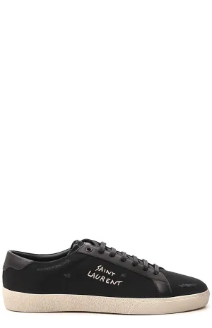 Saint Laurent Court Classic SL/06 Embroidered Sneakers