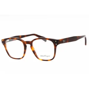 Salvatore Ferragamo Men's Eyeglasses - Tortoise Square Full Rim Frame | SF2925 214