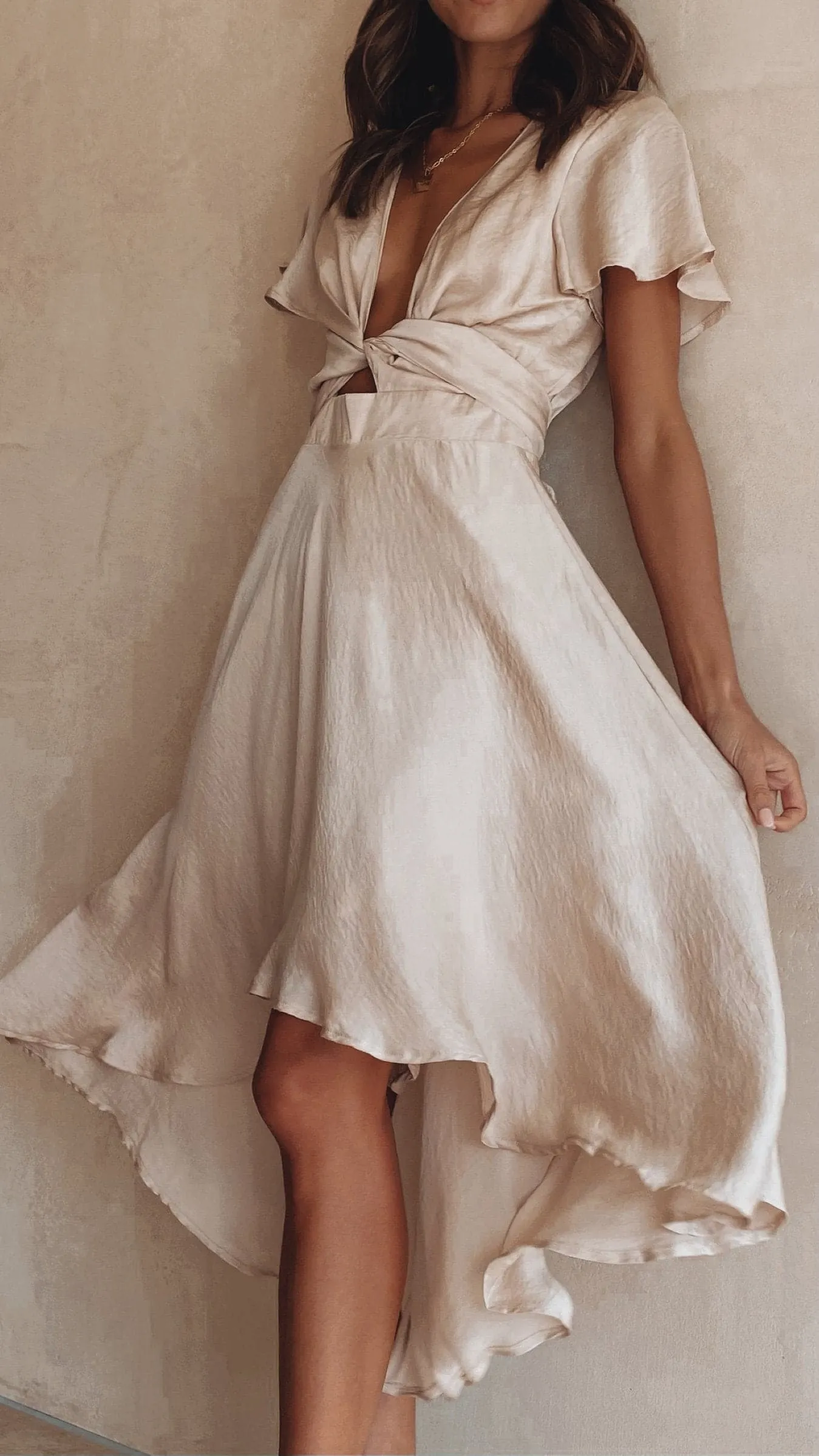 Sunny Daze Dress - Champagne