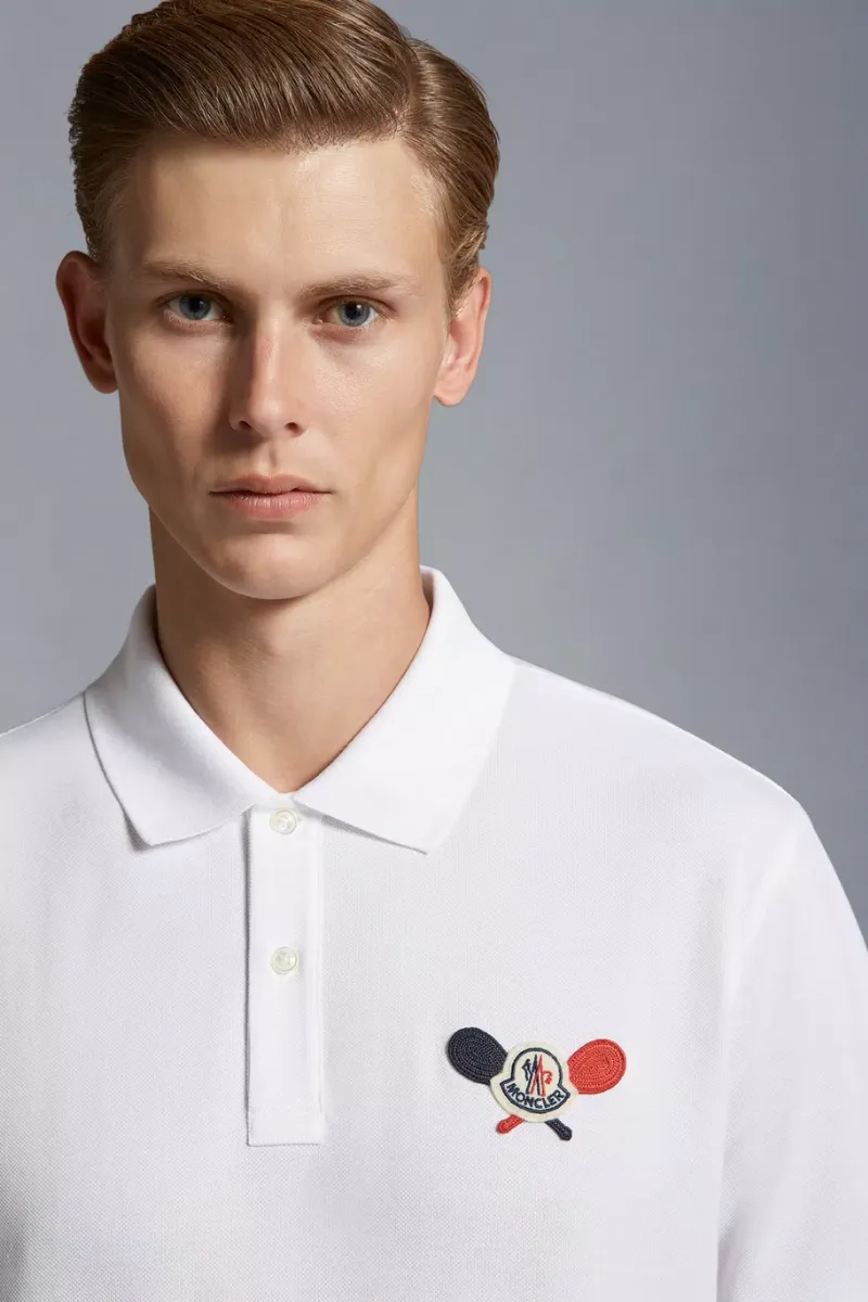 Tennis Logo Patch Polo