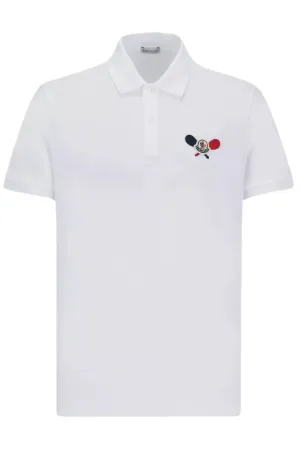 Tennis Logo Patch Polo