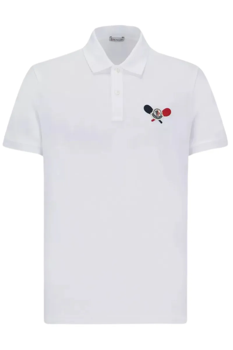 Tennis Logo Patch Polo