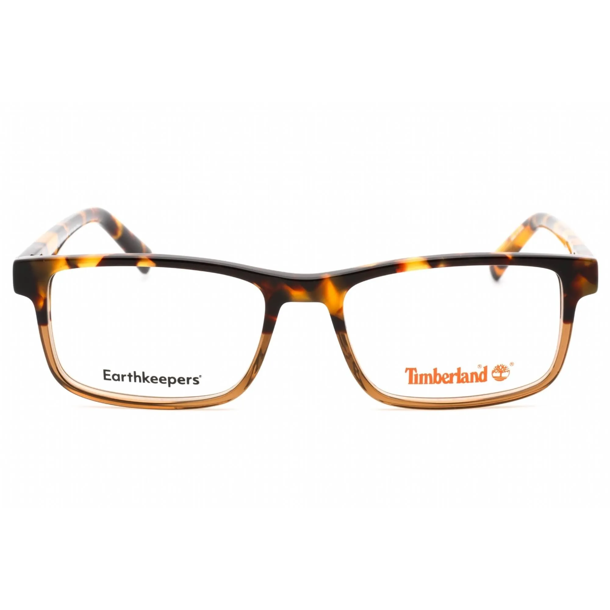 Timberland Men's Eyeglasses - Blonde Havana Plastic Rectangular Frame | TB1789-H 053