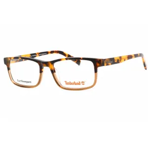 Timberland Men's Eyeglasses - Blonde Havana Plastic Rectangular Frame | TB1789-H 053