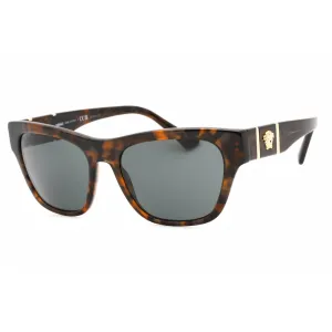 Versace Men's Sunglasses - Havana Cat Eye Shape Frame Dark Grey Lens | 0VE4457 542987